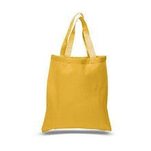 Load image into Gallery viewer, Cotton canvas tote in gold