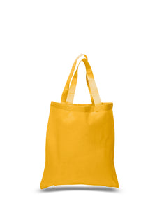 Cotton canavas tote in Gold
