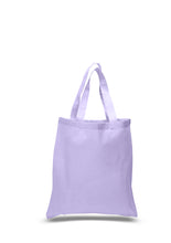 Load image into Gallery viewer, Cotton canvas tote in lavender