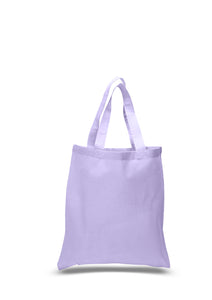 Cotton canvas tote in lavender