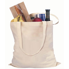 Load image into Gallery viewer, Cotton Canvas tote in Natural