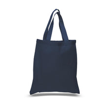 Load image into Gallery viewer, Cotton Canvas tote in Navy Blue