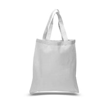 Load image into Gallery viewer, Cotton Canvas tote White