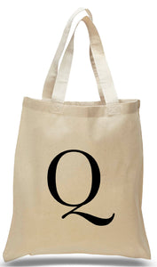 Alphabet tote letter Q