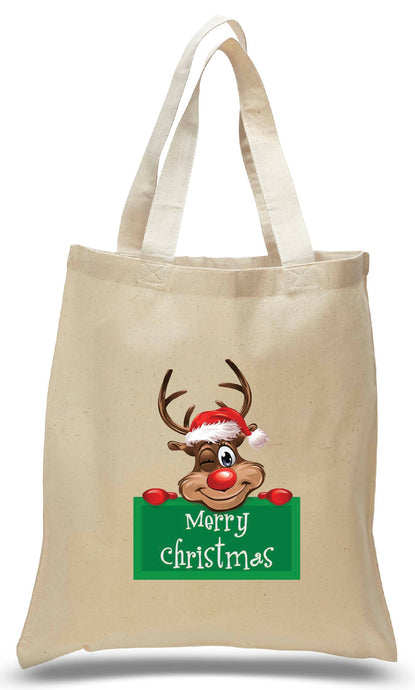 Rudolph Merry Christmas Tote Bag