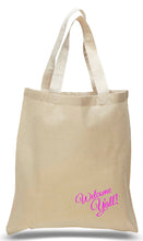 Load image into Gallery viewer, Welcome Y&#39;all tote printed in Magenta