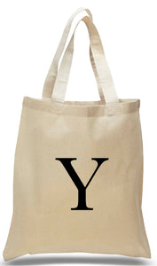 Alphabet tote letter Y