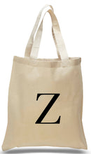 Load image into Gallery viewer, Alphabet tote letter Z