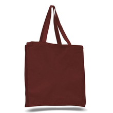 Load image into Gallery viewer, Shopping Tote with Gusset in Chocolate Brown