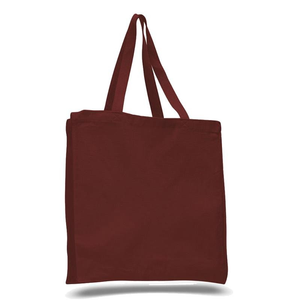 Shopping Tote with Gusset in Chocolate Brown