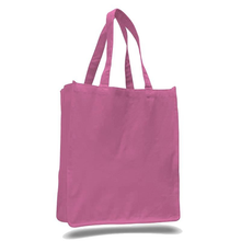 Load image into Gallery viewer, Heavy Duty Canvas Jumbo Tote with Gusset in Light Pink