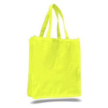 Load image into Gallery viewer, Heavy Duty Canvas Jumbo Tote with Gusset in Yellow